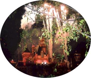 Pyrotechnique Show at the Sleeping Beauty Castle