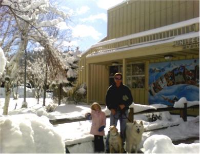 In Front of Post Office at Truckee