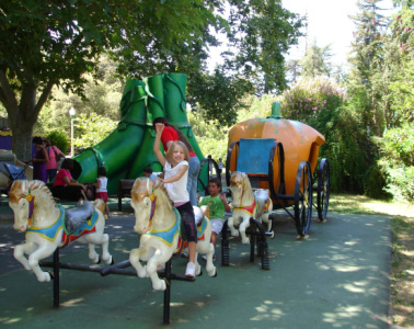 Leading the Horse Drawn Carriage