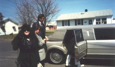 Leaving Kathy's in a Limo