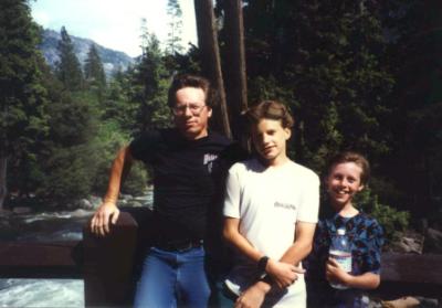 Dad, Sheldon & Stens in Yosemite