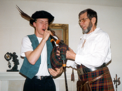 Stens Learning the Bagpipes