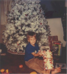 Sheldon at Christmas/labeled 1983