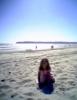 Coronado Beach with Point Loma in the Background