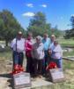 Family Members at Cora Bell Clark-Sartain's & George Thomas Sartain's Gravesites