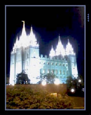 Salt Lake Temple at Night